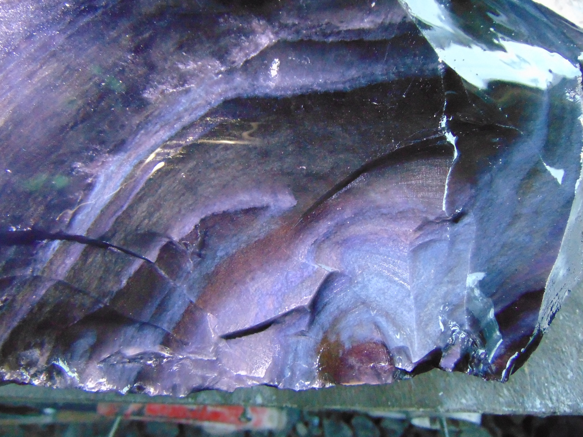 12 lb Dark Purple Obsidian Block from Davis Creek, CA for Sale