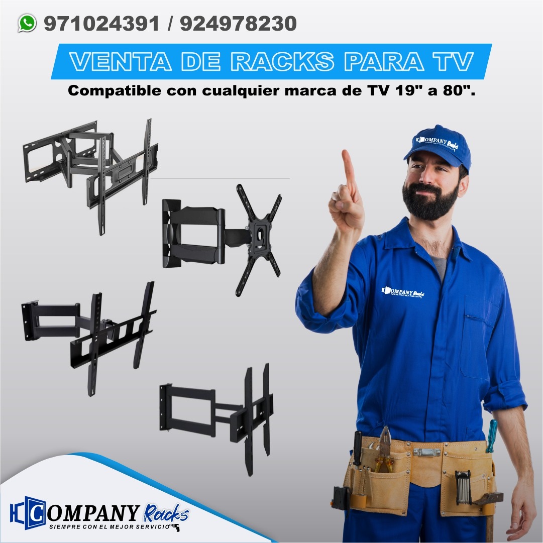 Company Racks - 💯🇵🇪RACK PARA TV💯🇵🇪 Contamos con una amplia variedad de ...