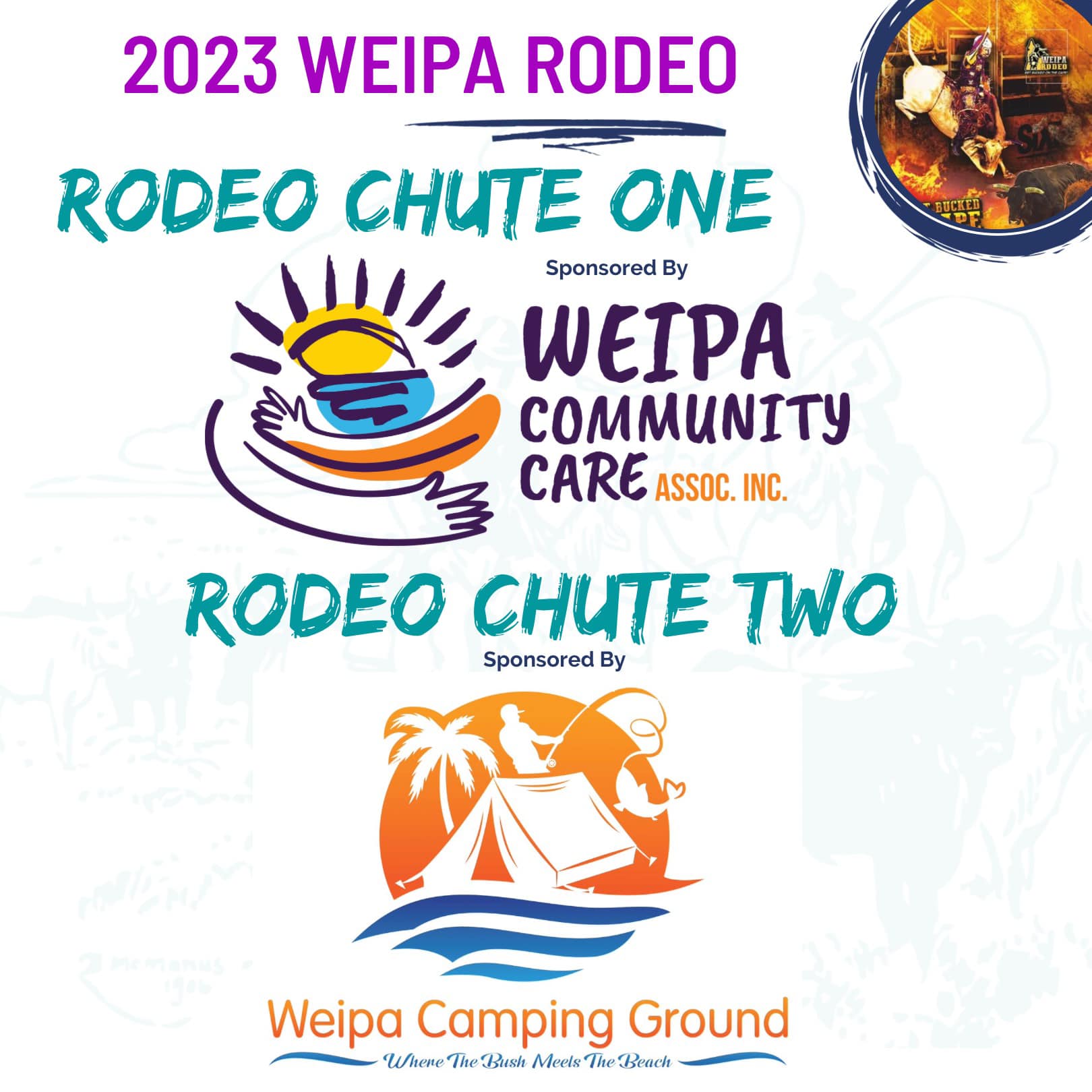 WEIPA RODEO - The chutes are where the back to back action... | Facebook