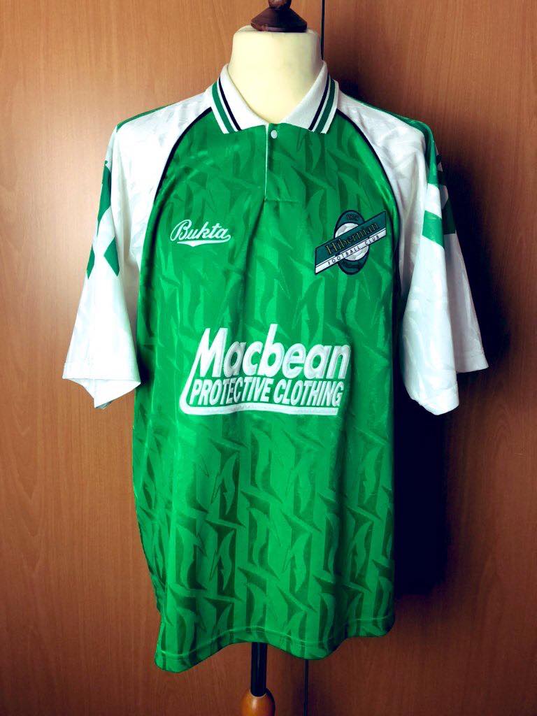 Hibernian FC 1993/94 Bukta Away Shirt for sale