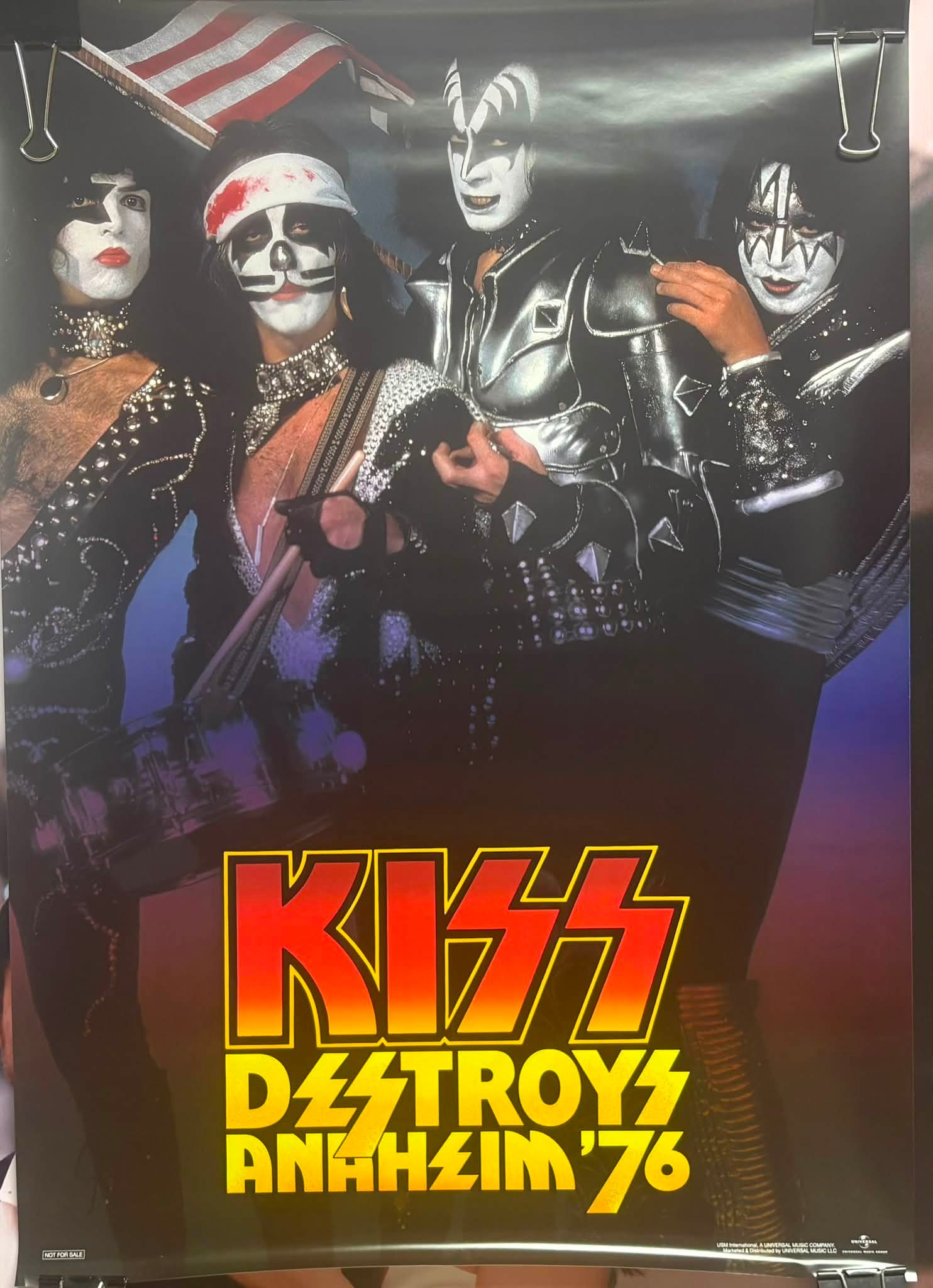 Amazing poster with Japanese Anaheim show purchase