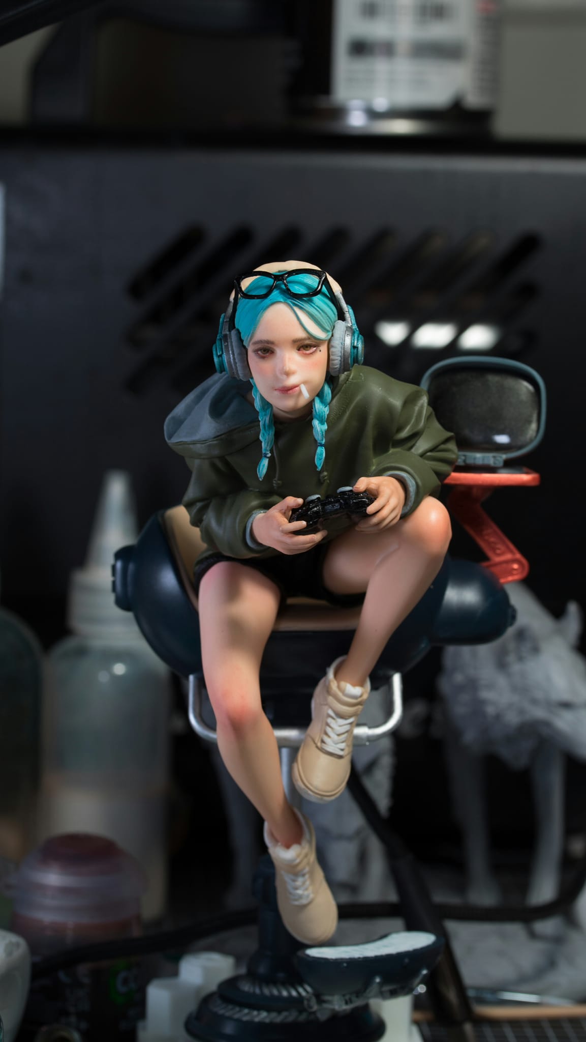 Tokyo video game girl - masato ohata Painted by me IG @_designare
