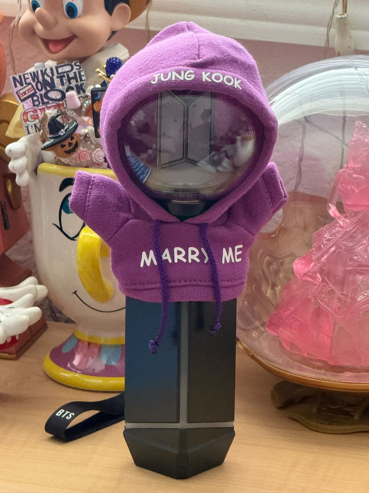 BTS Jung Kook 'Marry Me' purple hoodie for trade after Foxborough