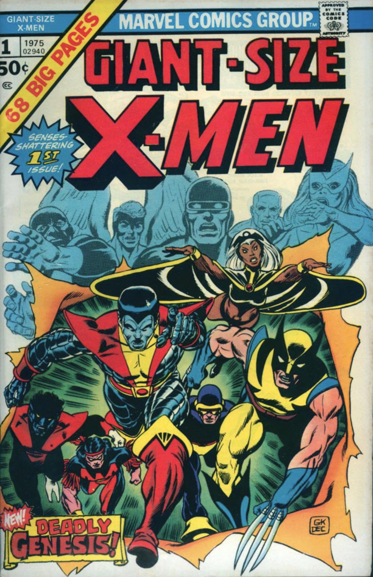 Iconic… first appearance of new team of X-Men… 1975