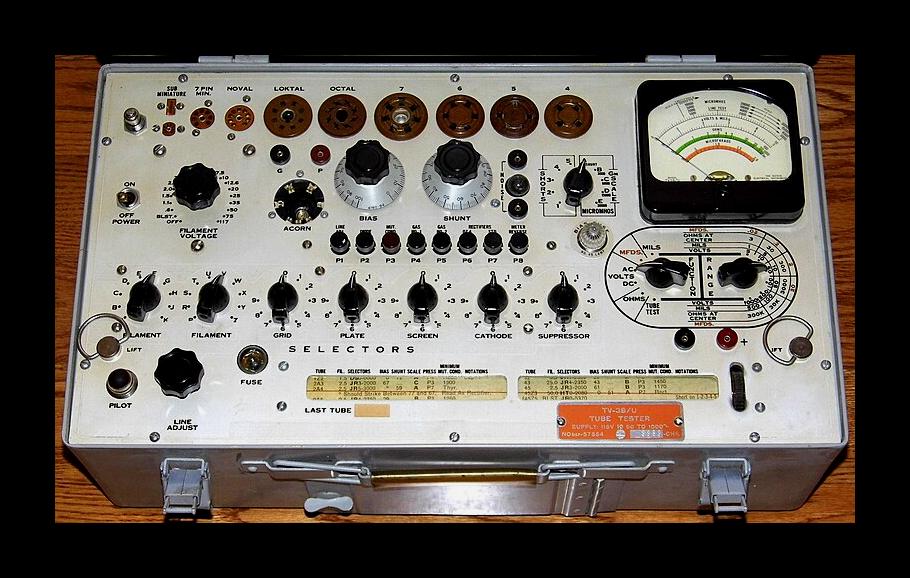 Military TV-7D/U Tube Tester for Ham Radio Repairs