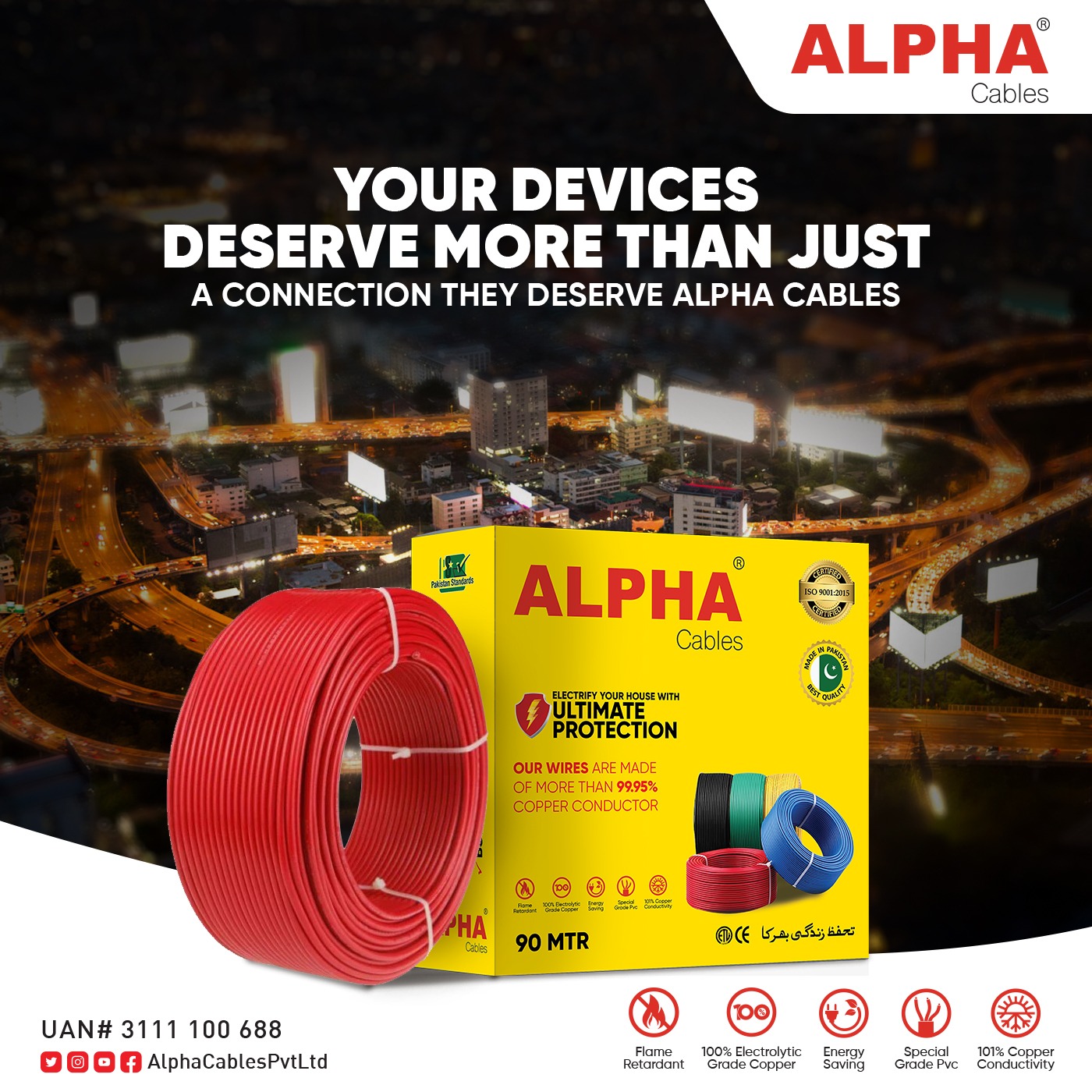 Your Devices deserve more than just... - Alpha Cables Pvt Ltd