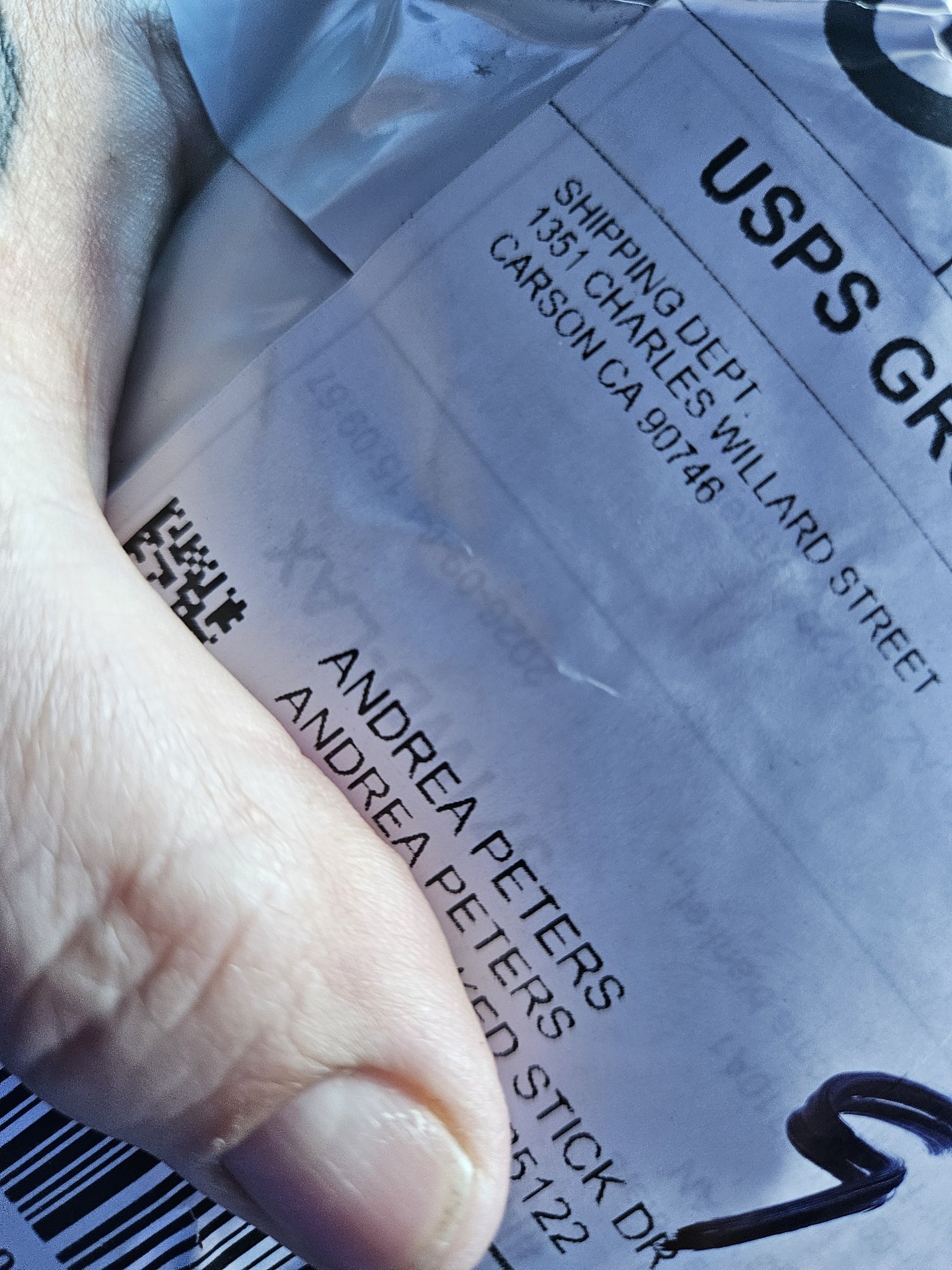 USPS package found in Casa Grande, AZ street