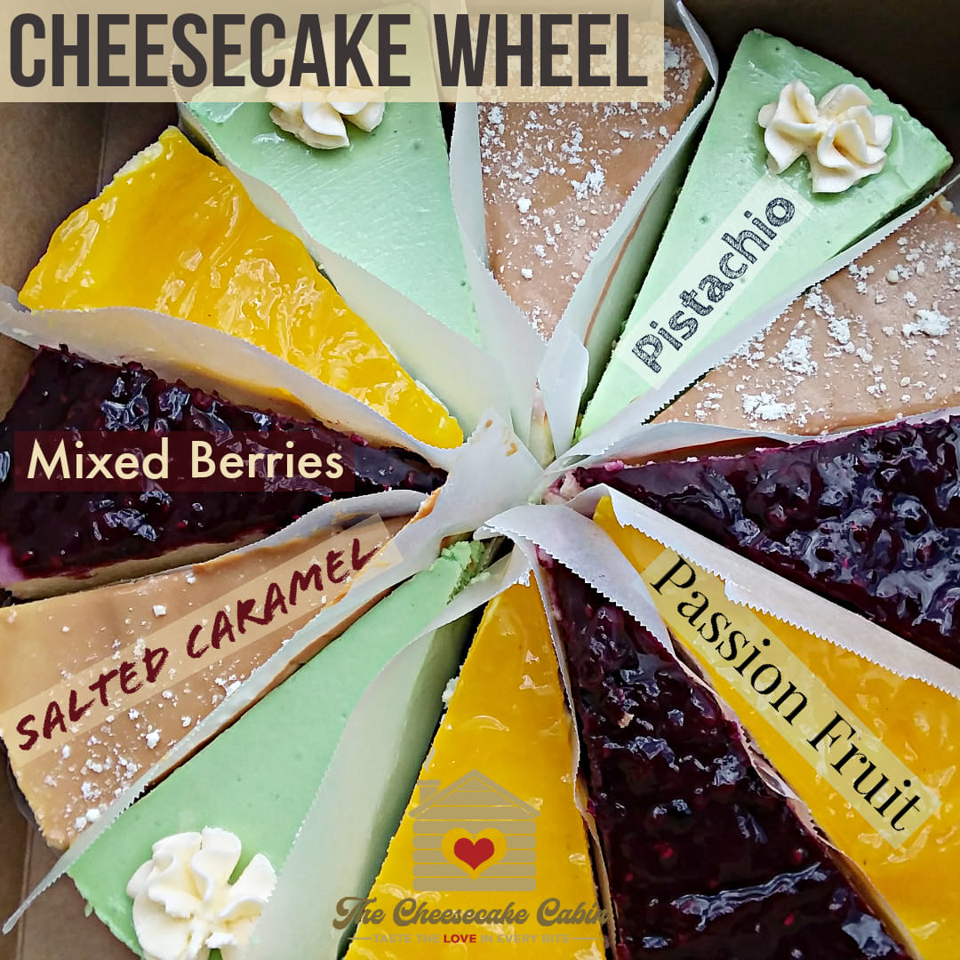 Happy Friday 💛💛💛 CHEESECAKE WHEEL.... - The Cheesecake Cabin | Facebook