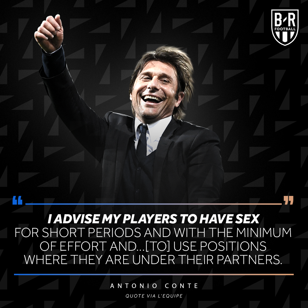 Bleacher Report Football Antonio Conte is advising Inter s  