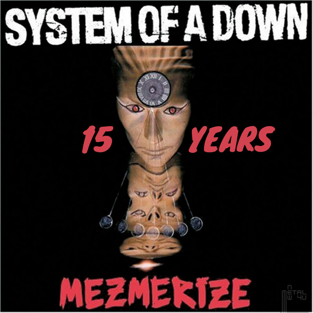 ミュージシャン System of A Down Mezmerize 2005 20 years ago today - on July 15, 2005 - System Of A Down released