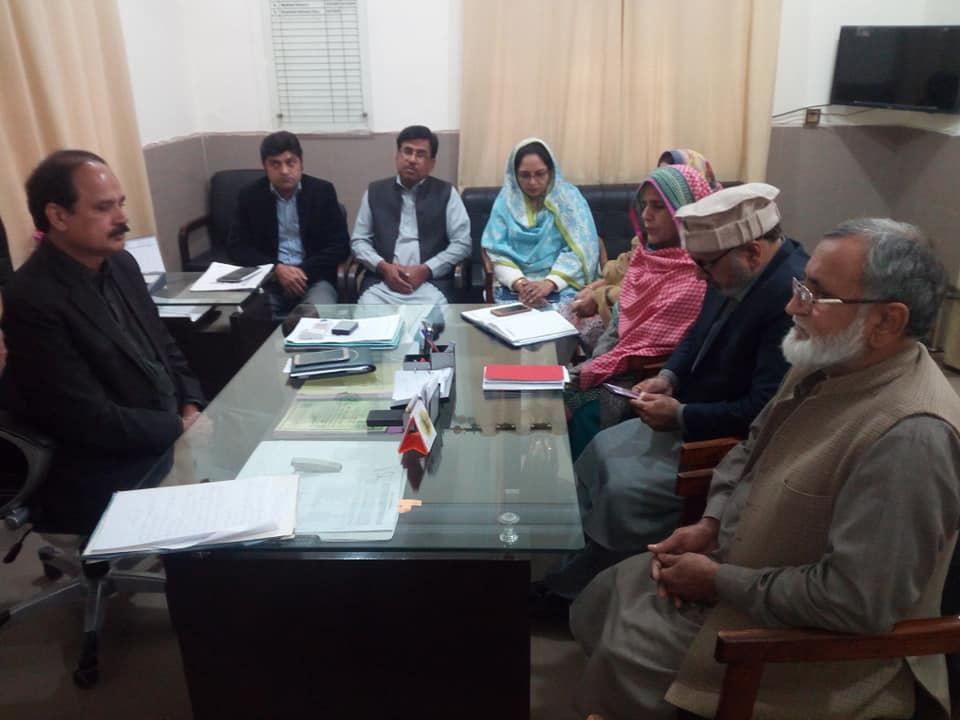 Mr. Shamshir Ahmad Khan, CEO,DEA, Multan , Mr. Muhammad Riaz Khan, DEO ...