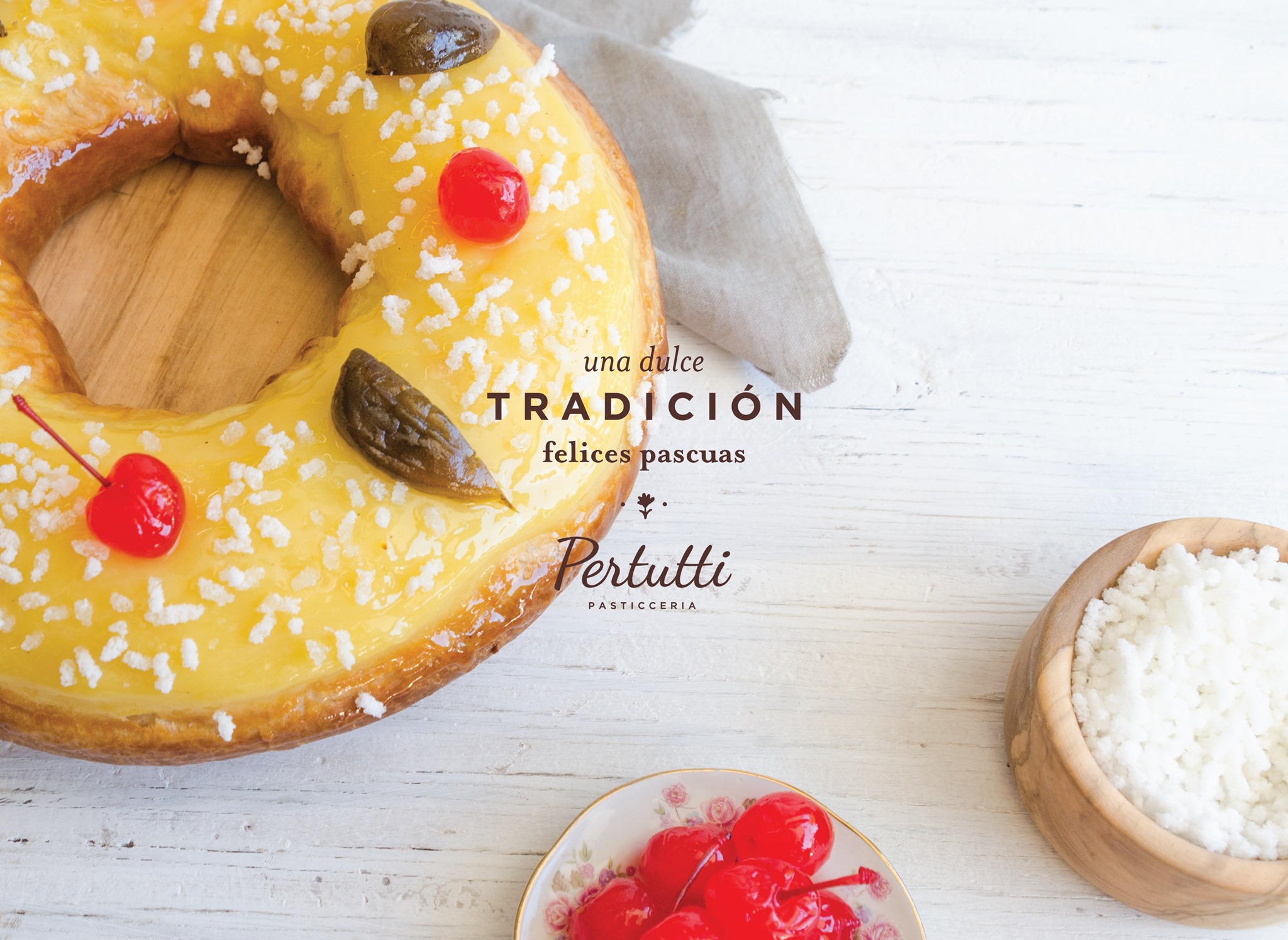 Pertutti - Deliciosa Rosca rellena de crema pastelera para... | Facebook