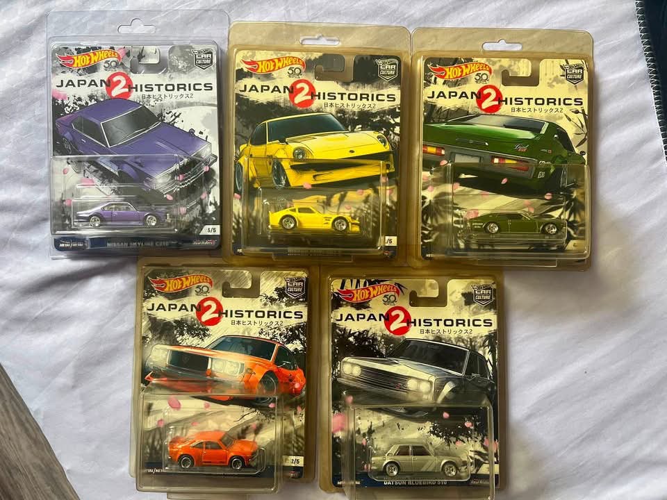 Hot Wheels Japan Historics 2 set for sale with protector