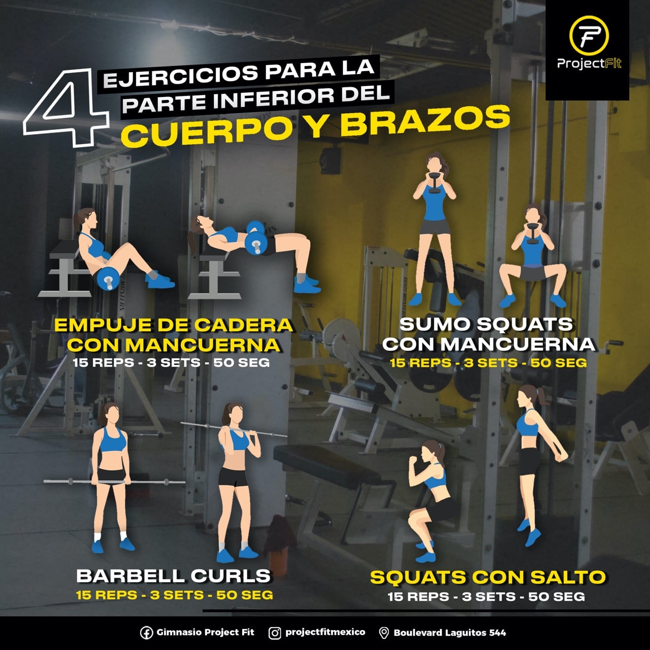 🟡🤩Te sugerimos estos cuatro pasos... - Gimnasio Project fit
