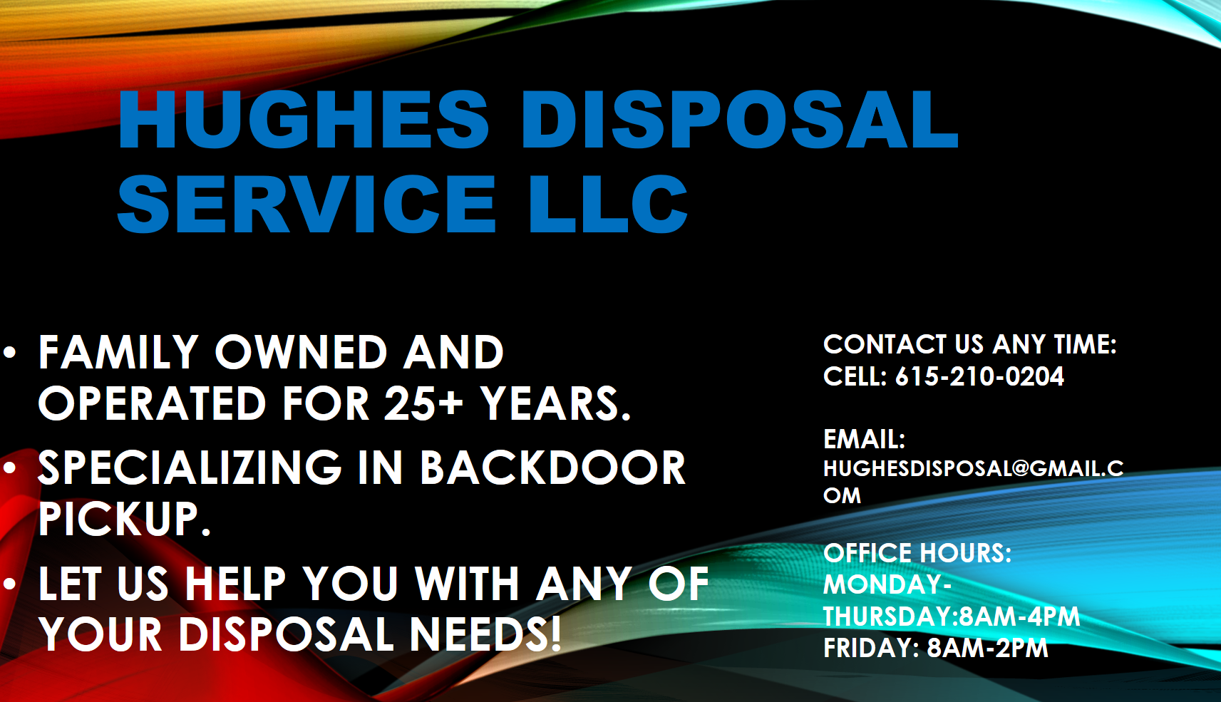 Hughes Disposal Service LLC | Franklin TN