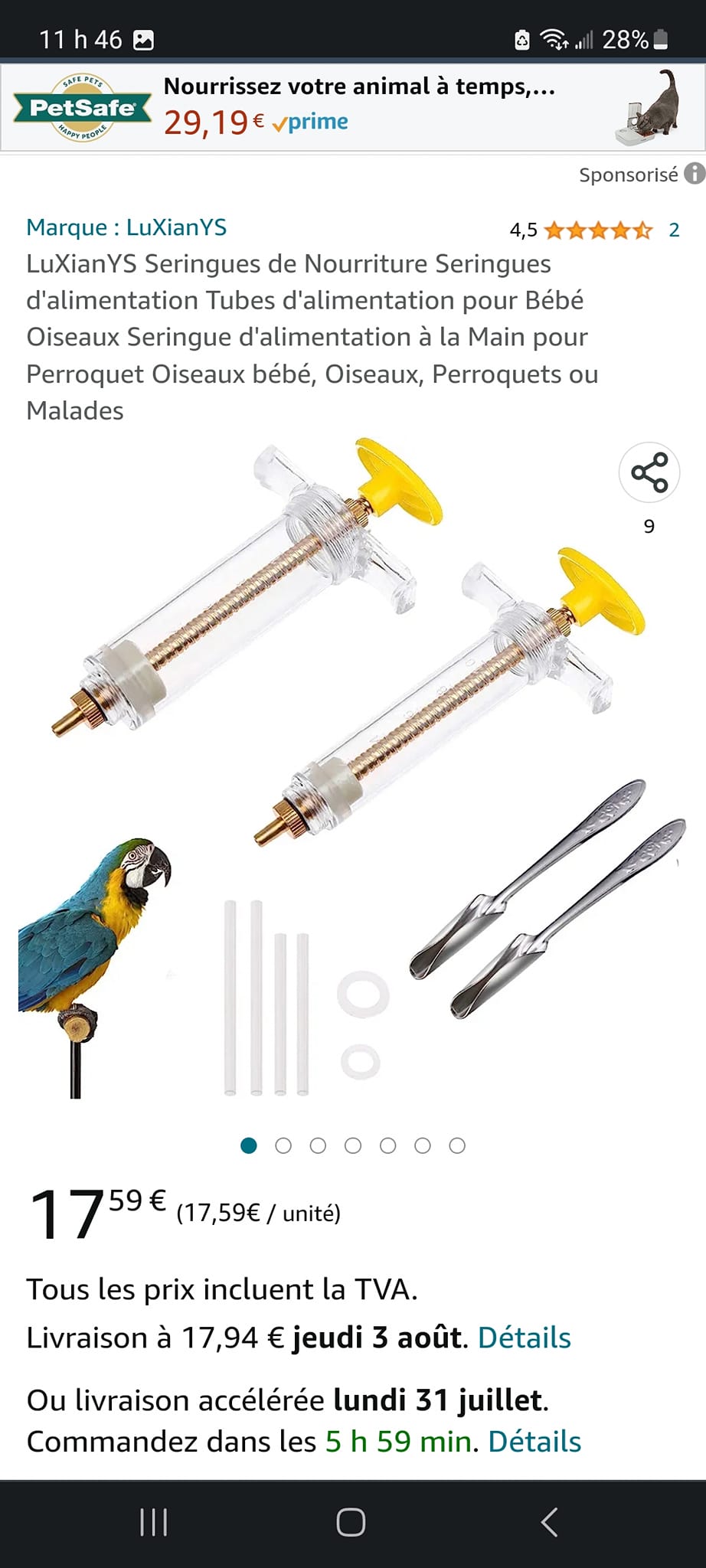 Pistolet à seringue réglable automatique en métal 50ml pistolet à seringue de Vaccination en acier inoxydable continu pour vache cochon mouton animaux de ferme  15