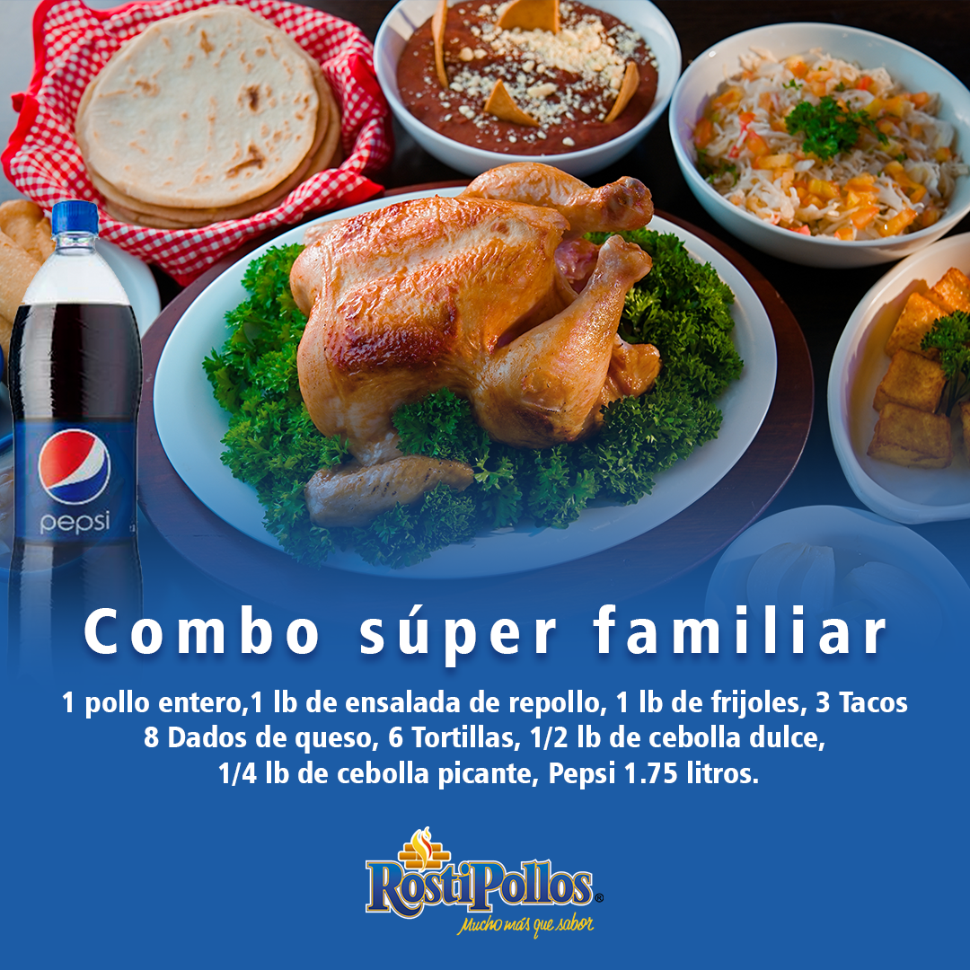 En familia o entre amigos disfruta... - Rostipollos Nicaragua