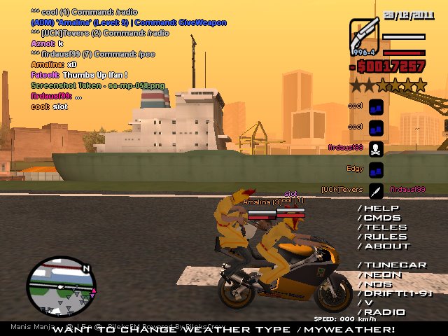 GTA SAMP dm.drift.freeroam.race.fun