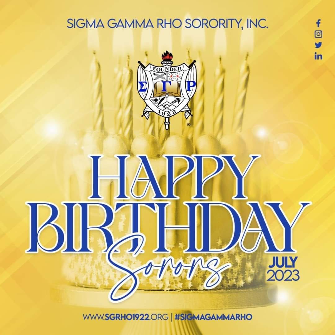 Happy New Sorority Year Sigma Gamma Rho Sorority, Incorporated! 2023 ...