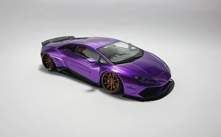 Aoshima's Lamborghini Murcielago GT1 model