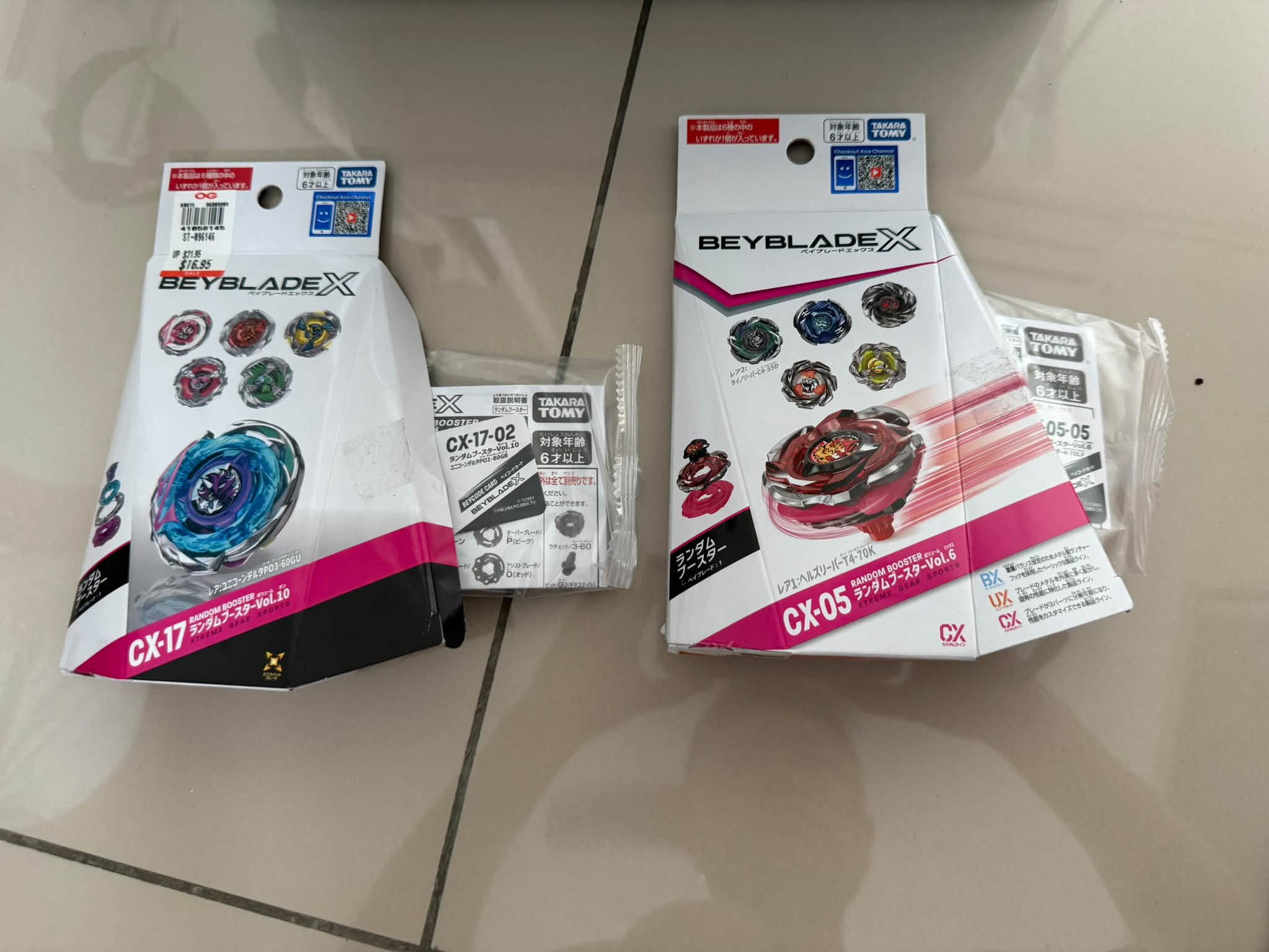 Beyblade X Combo Sets for Sale in Malaysia - CX 17 02 and CX 05 02