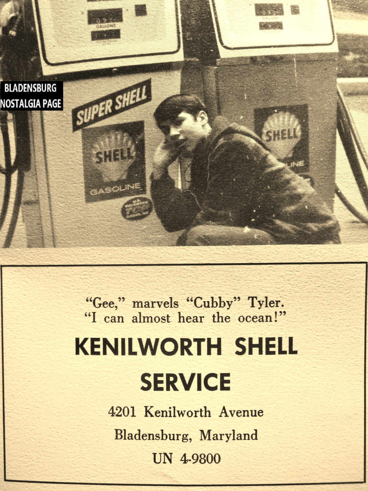 BLADENSBURG NOSTALGIA PAGE | Flashback KENILWORTH SHELL ---- Anyone ...