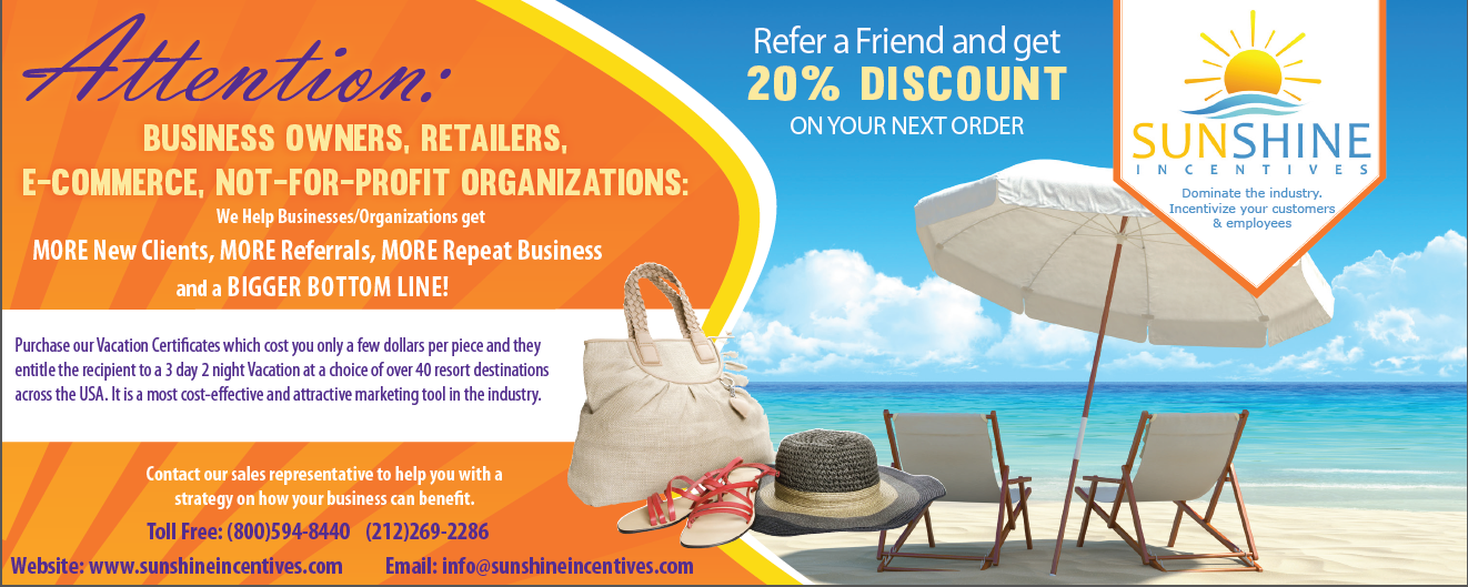 Sunshine Incentives | New York NY