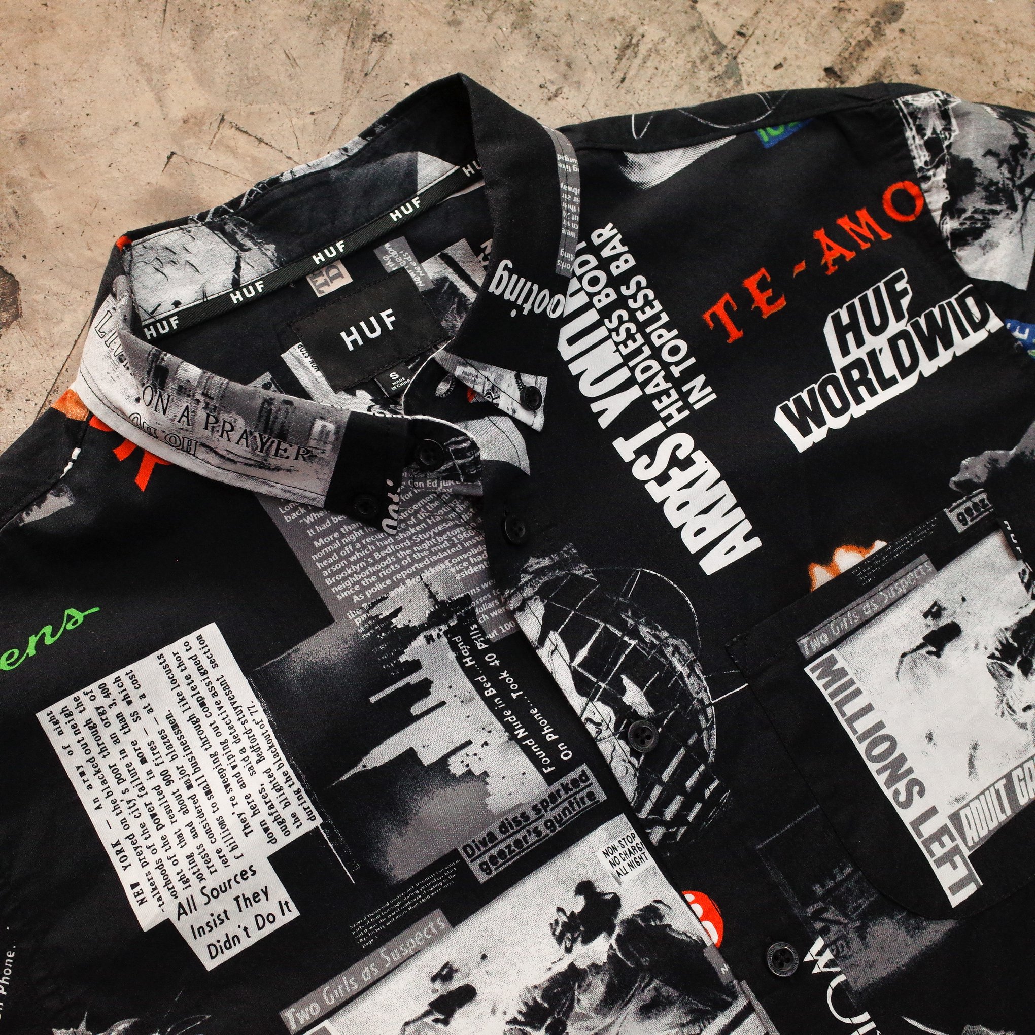 HUF x Pulp Fiction woven shirts!
