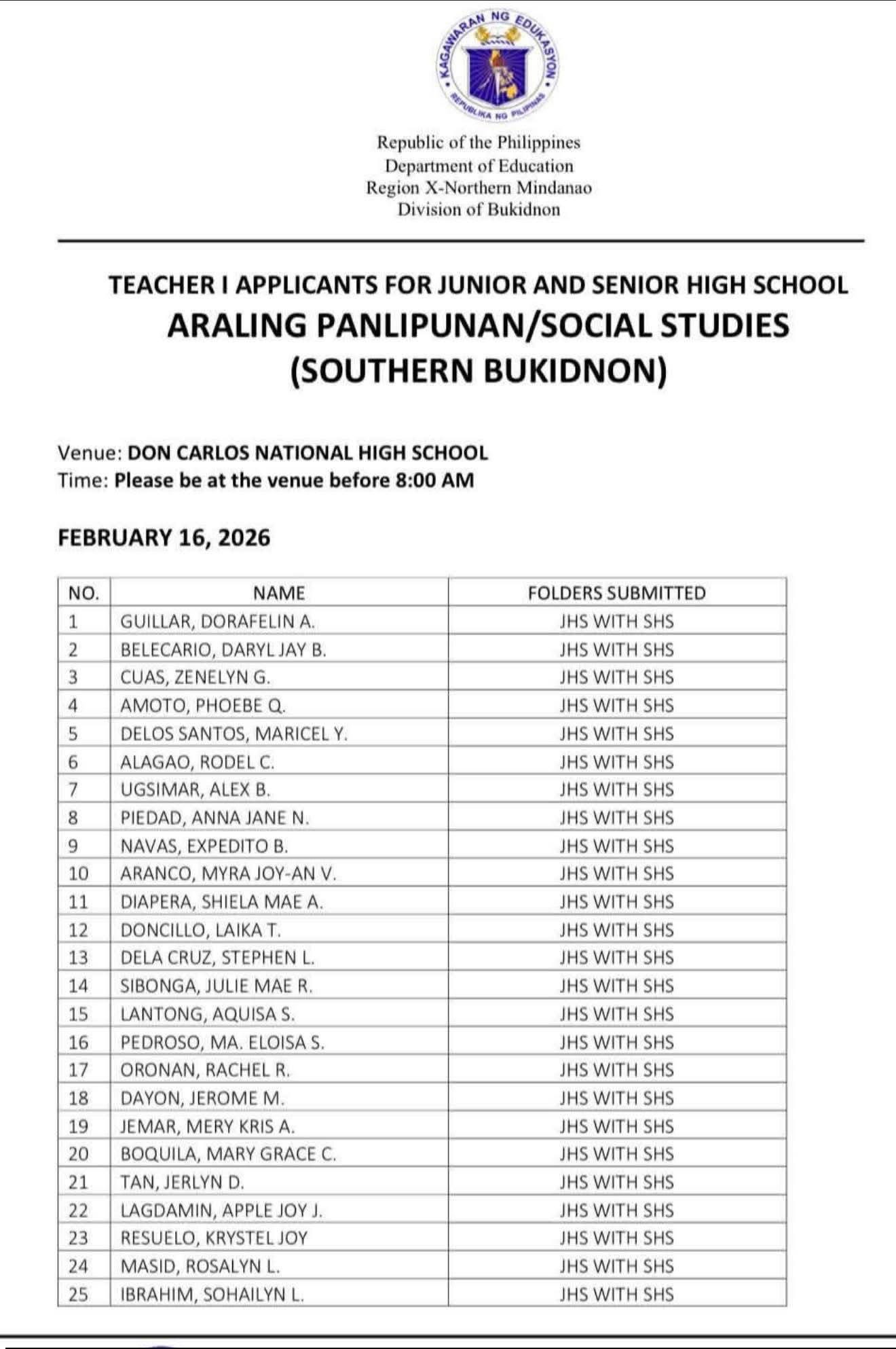 DEPED RANKING NEW GUIDELINES 2025-2026 T-1 | SDO BUKIDNON APPLICANTS 📢 ...