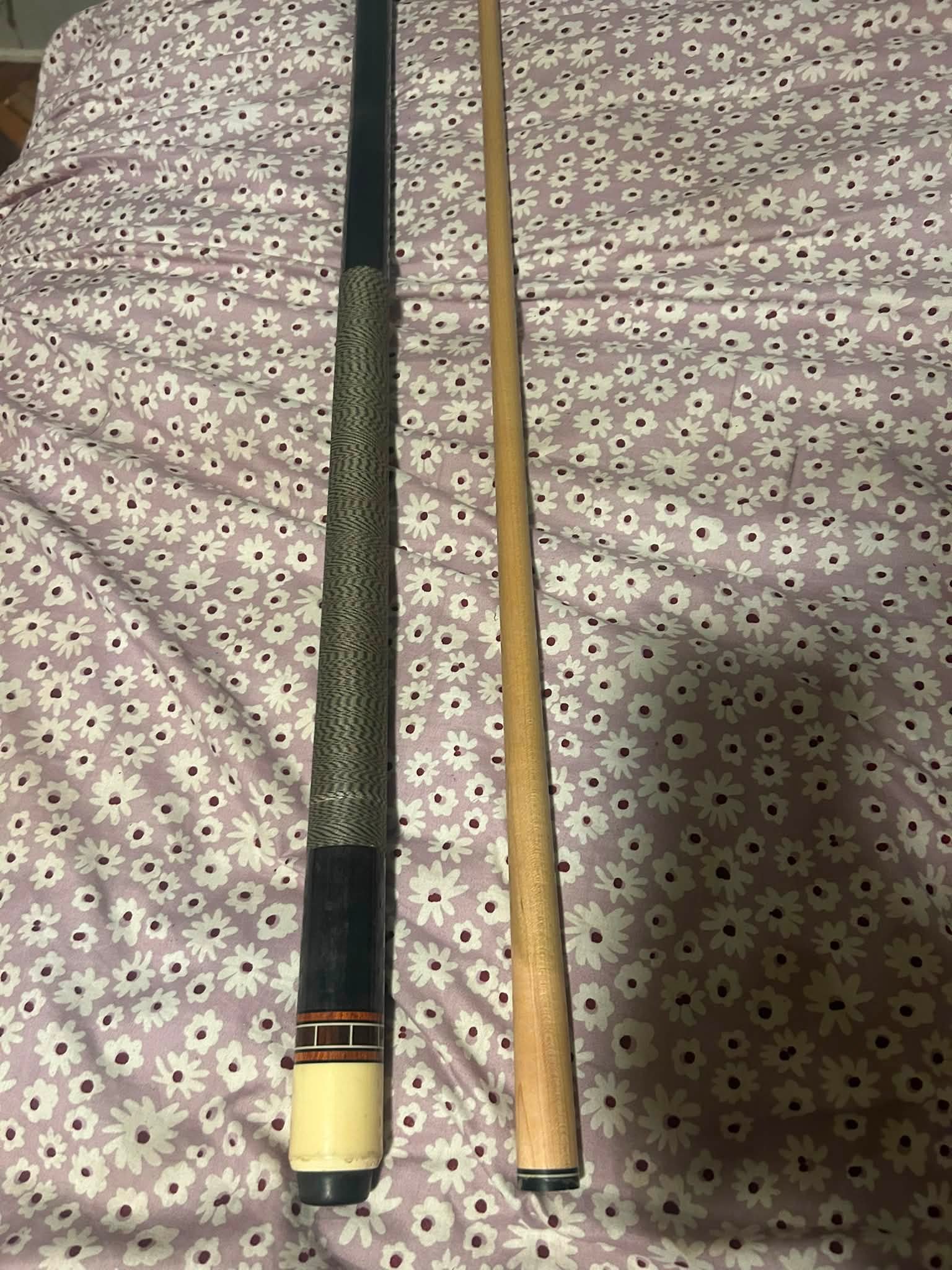 Mint condition D19 McDermott pool cues for sale