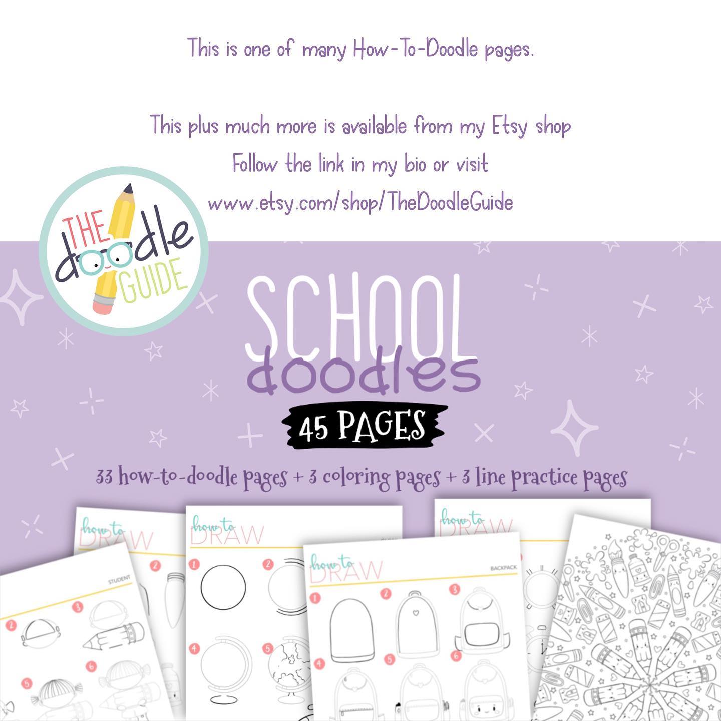 #TheDoodleGuide_HowToDraw school... - The Doodle Guide