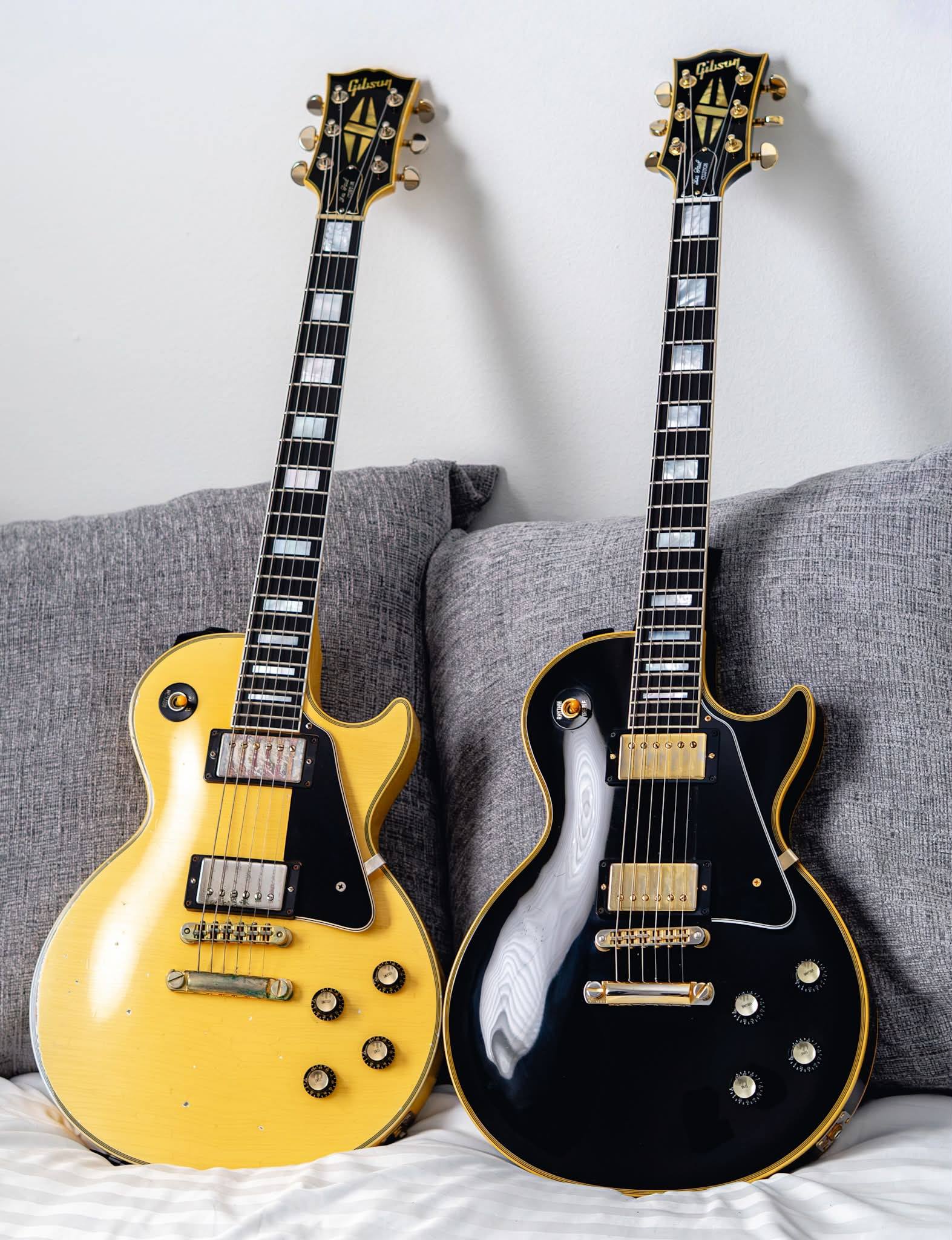 My Gibson Les Paul Custom Guitar Collection: 2013 and 2022 M2M Models