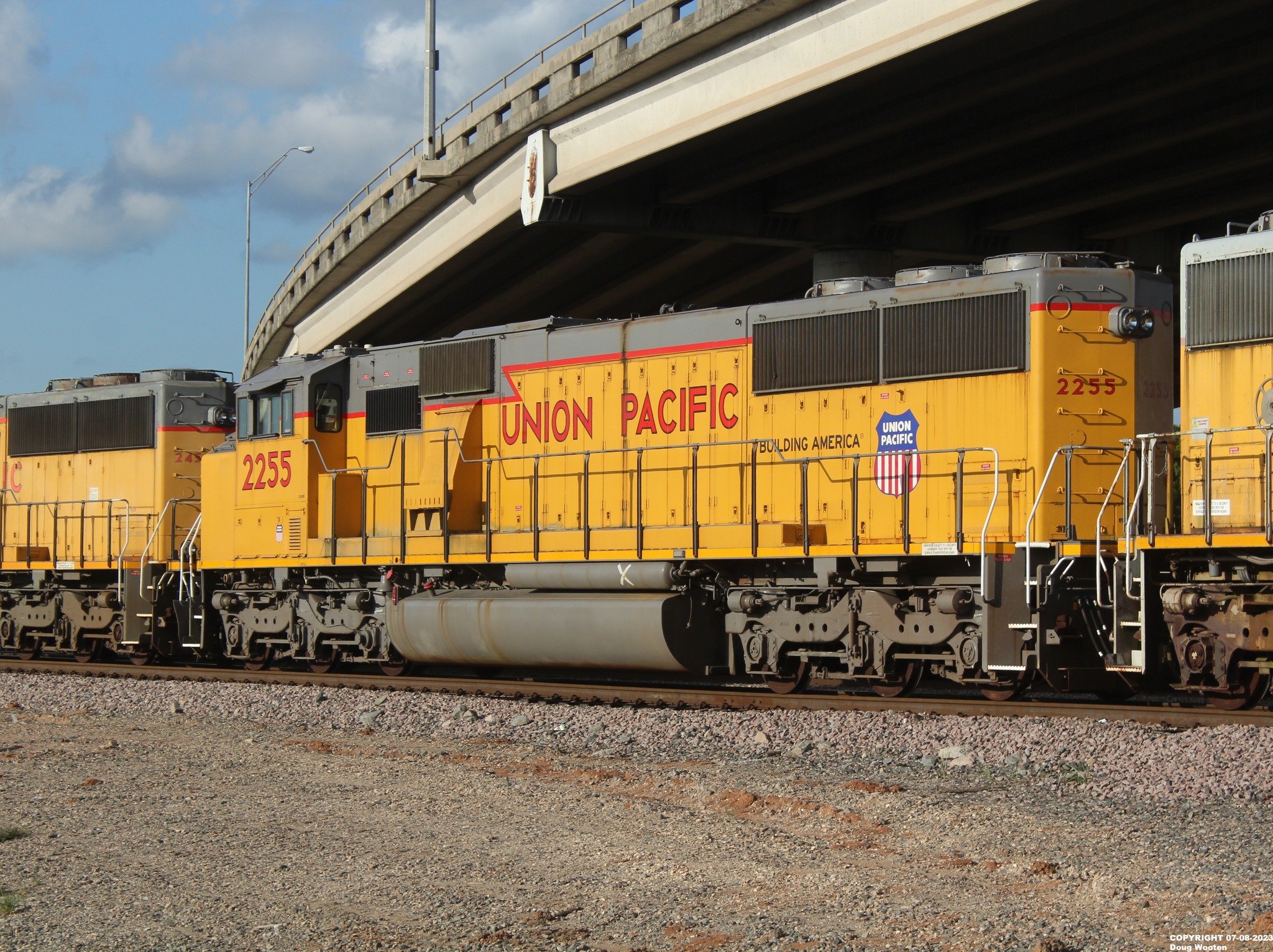 Union Pacific 9916 locomotive details at CP CV036 park