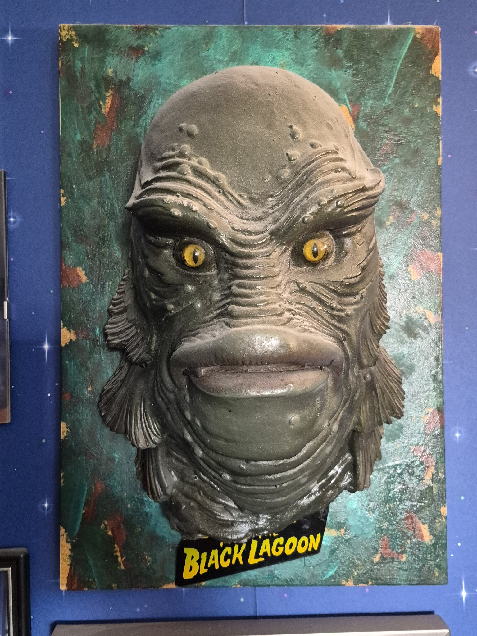 大アマゾンの半魚人』クリス・ウェラス原型 ガレージキット 着色済み完成品