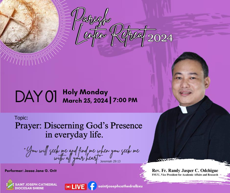 Sisters and brothers, as we prepare ourselves for the coming Easter, we ...