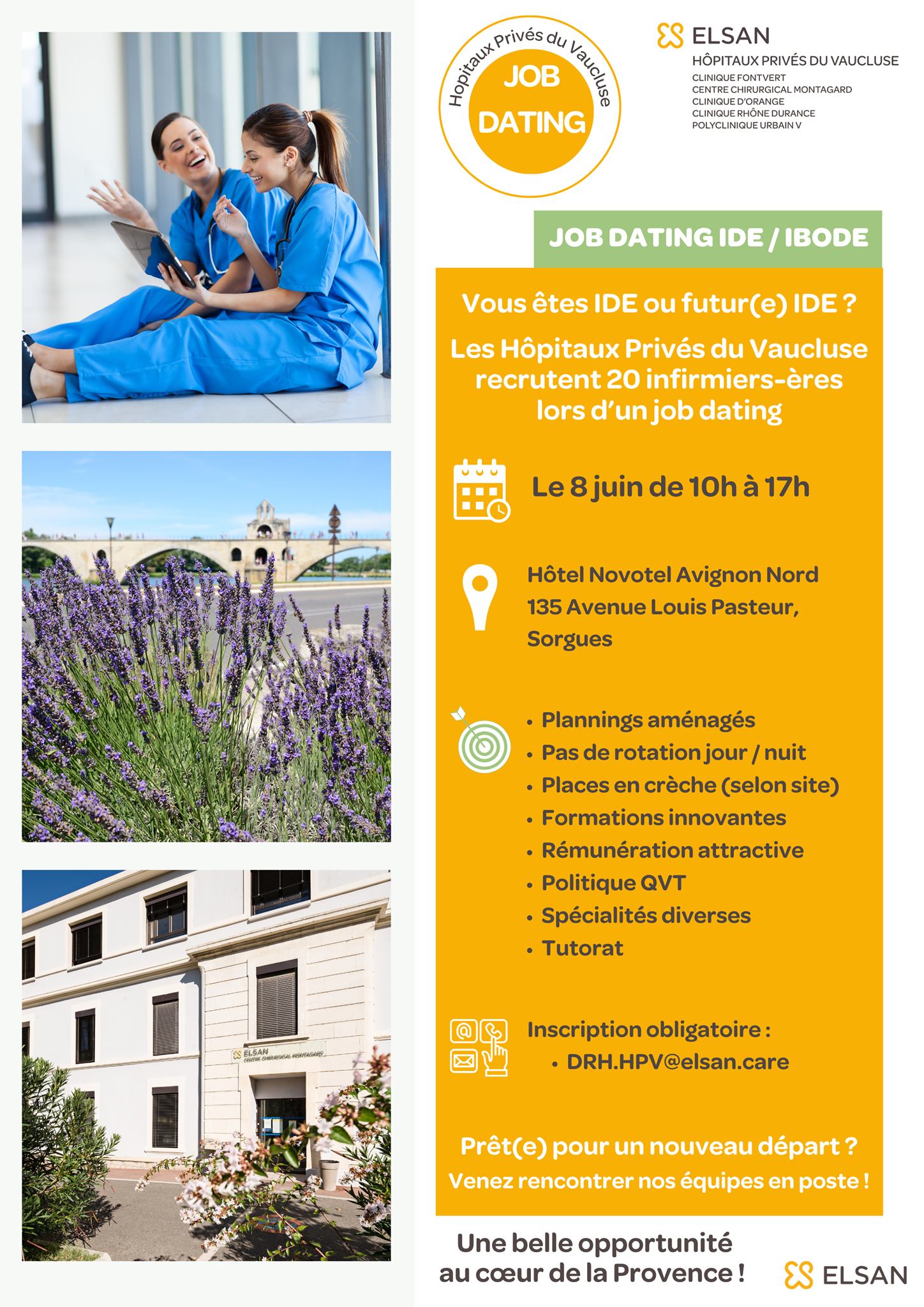 📅 J - 2 semaines 🔔 🤝 Vous êtes... - Clinique Fontvert Elsan