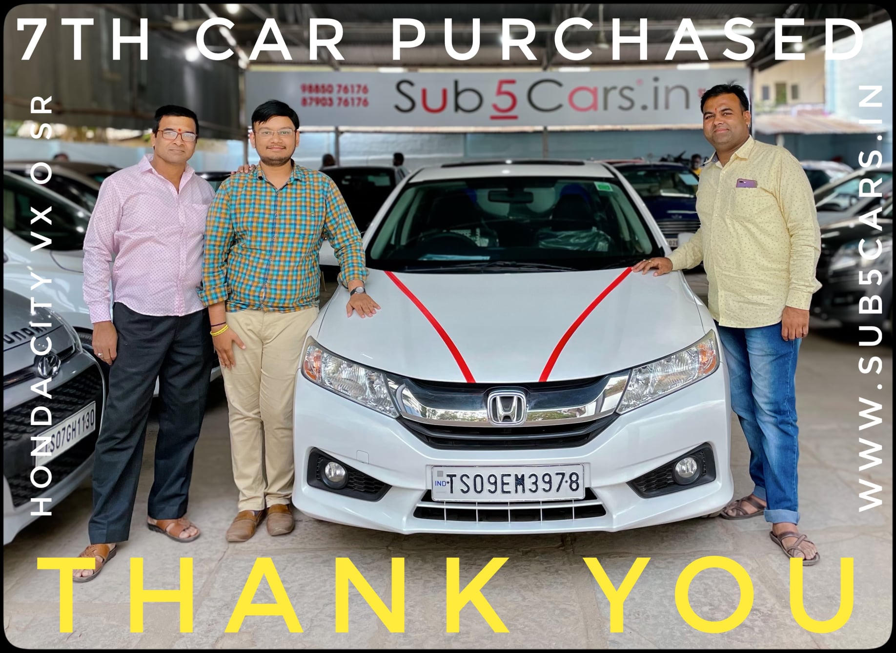 エスアールオート OldCustomer #DeliveredWithSmile Mr. H. Srinath and Family