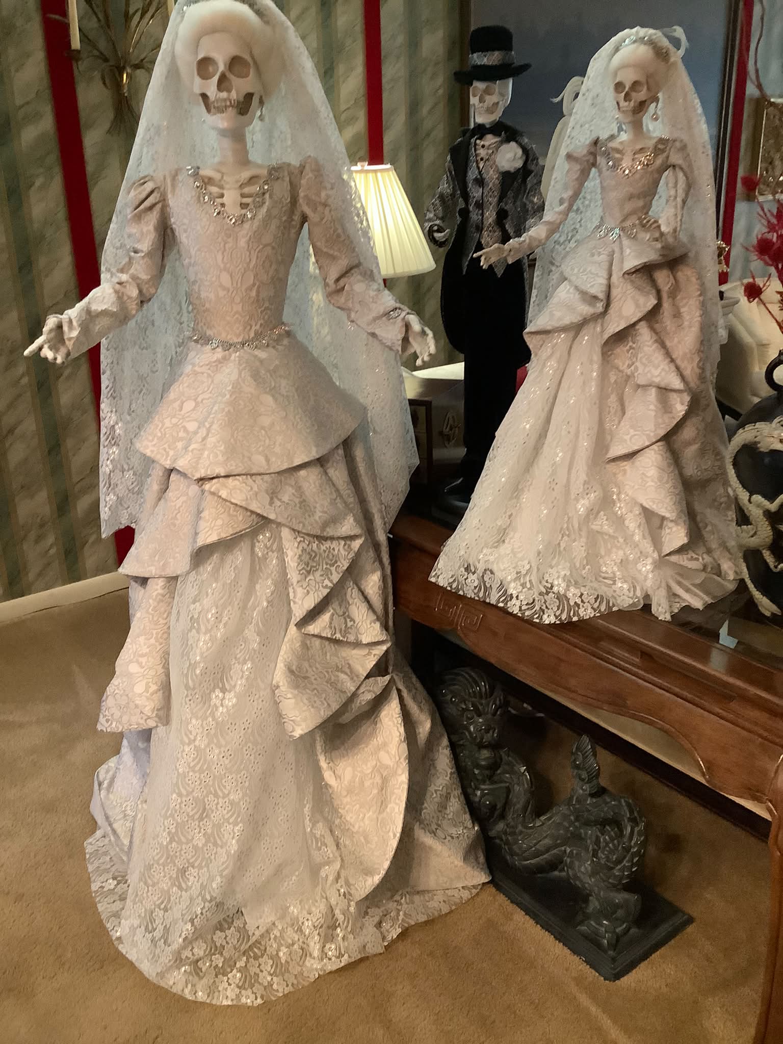 I did not know she came in two sizes, wow. Large one is 63” tall
