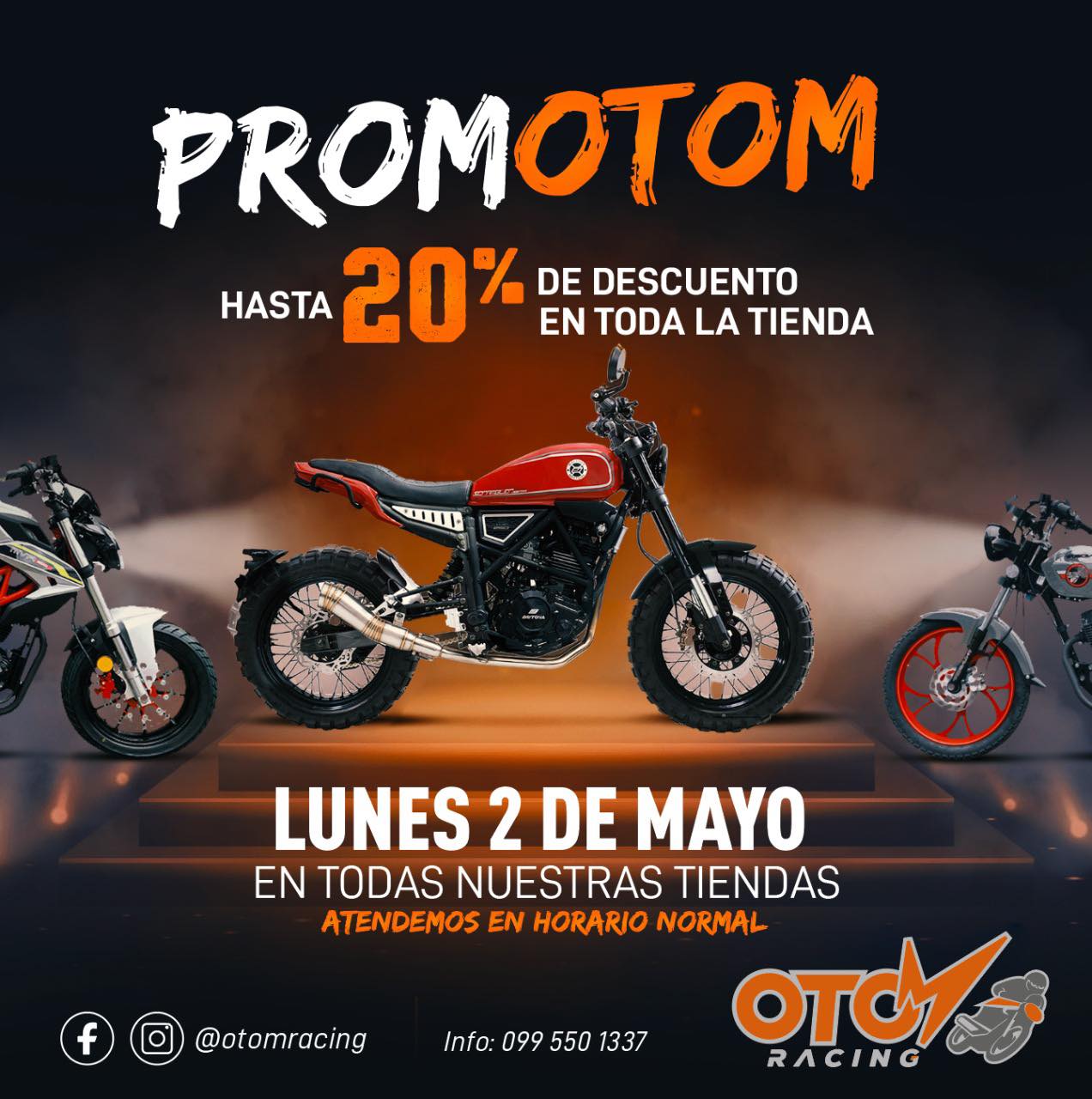 Otom Racing - Iniciamos Mayo con descuentos de locos 👏🏼🤩...