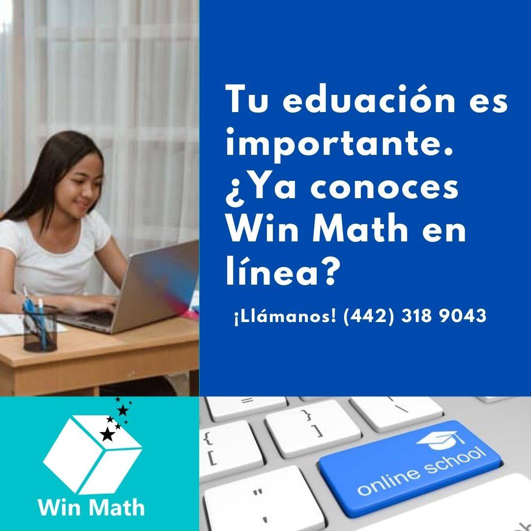 Win Math - ¿Ya conoces la modalidad en línea de Win Math?... | Facebook