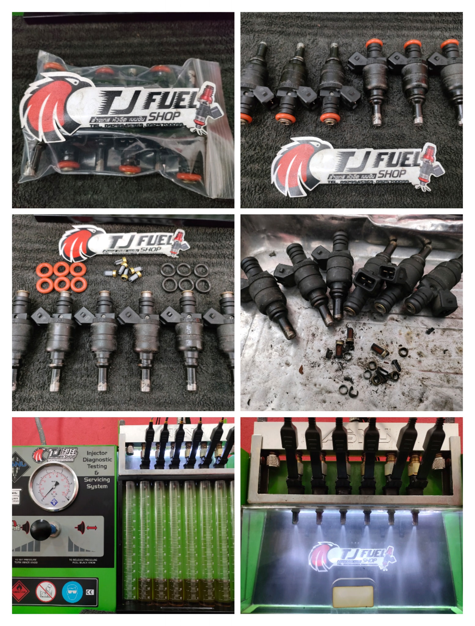 📌#ส่งงานครับ... - ล้างเทส หัวฉีด เบนชิน TJ Fuel Injector Shop