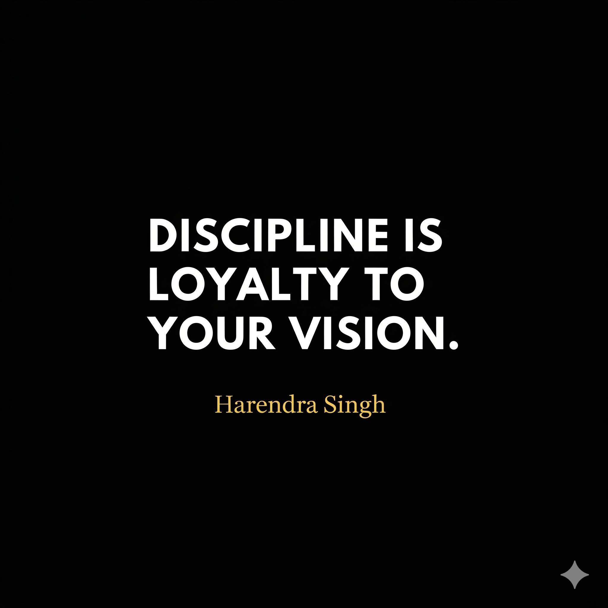 𝐓𝐡𝐞 Q𝐮𝐨𝐭𝐞𝐬 | Discipline is loyalty to your vision | Facebook
