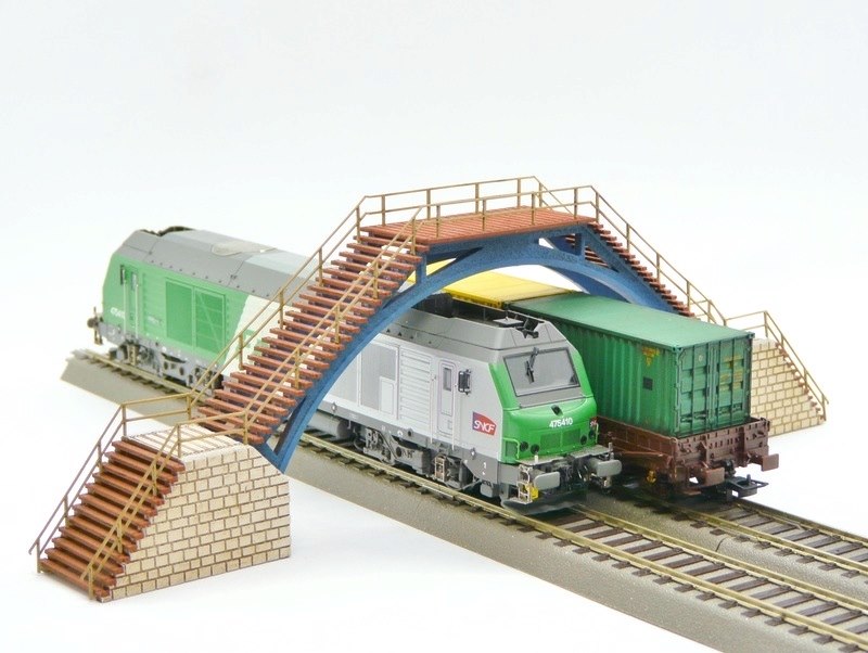 NOCH 67070 Passerelle Variable Kit Base – Accessoire Modélisme Ferroviaire, Échelle HO, Pour Maquettes Trains