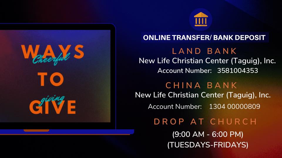 New Life Taguig - Hi generous people of New Life Taguig! Wondering how ...