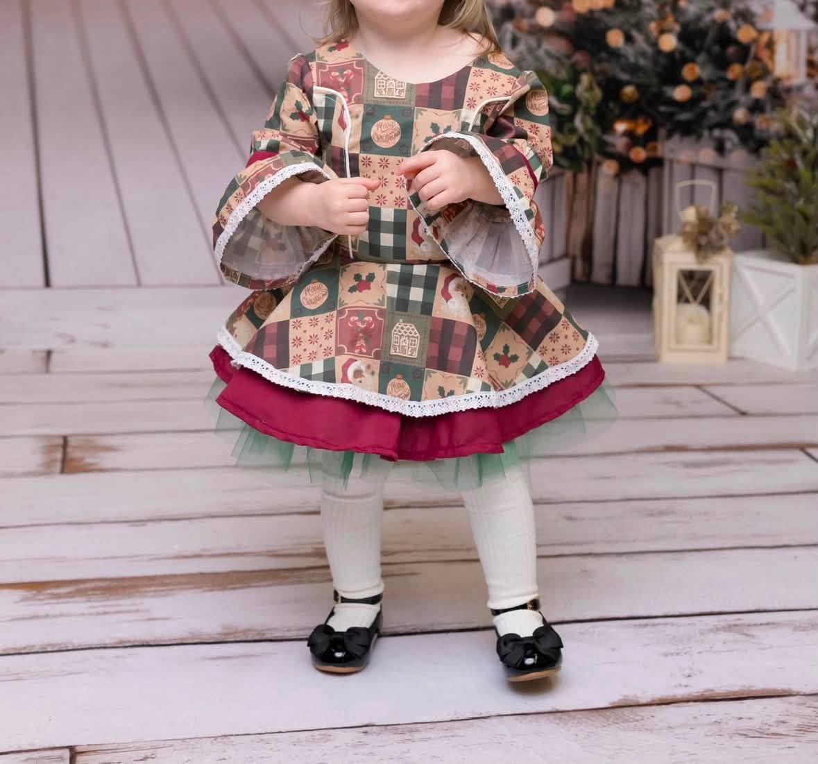 18m christmas dress Tutu for Sale Seam Length:29 Our Bridesmaids — The BHM1077TD-W The keyhole back design