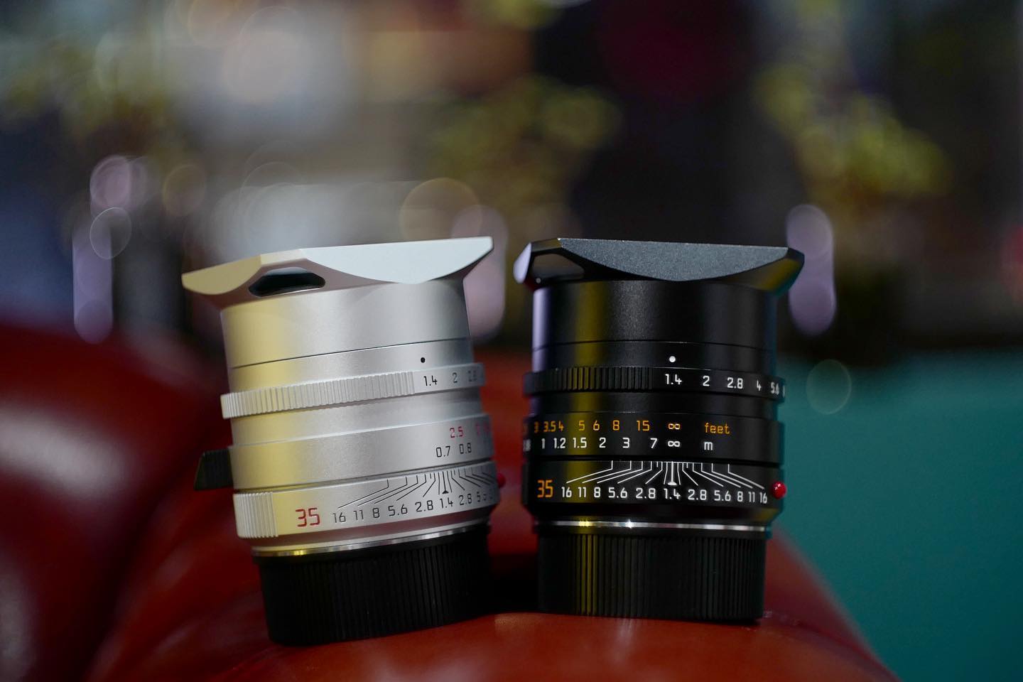 LEICA 11675 & 11663 Summilux-M 35/1.4 ASPH FLE . ? 11675 silver 