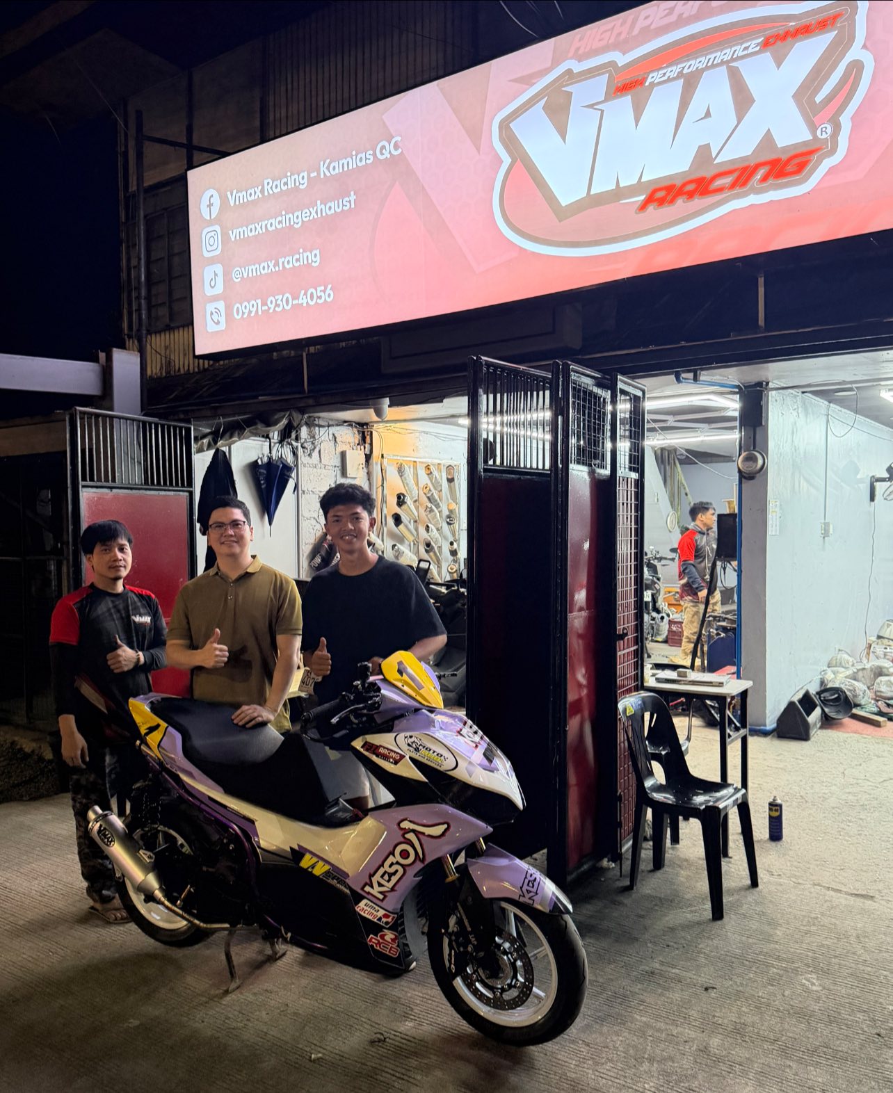 Kairee - Thank you so much VMAX Racing, boss Dennis Villarama, for my ...