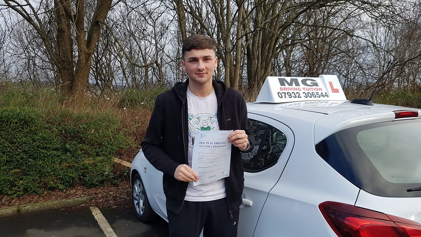 Congratulations to Dylan Hughes on... - MG Driving Tuition