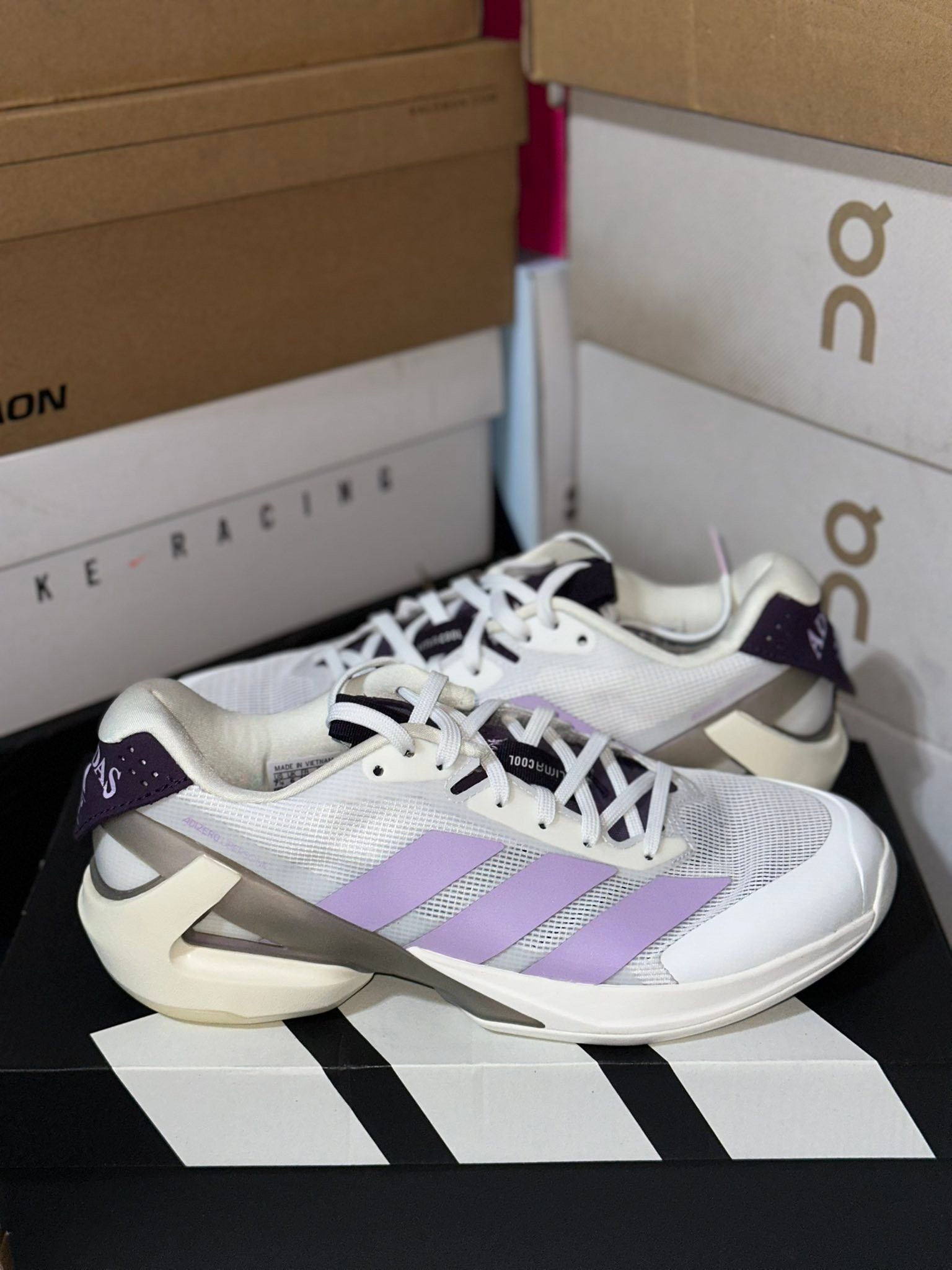 Adidas Ubersonic shoes for sale: Powder Plum and Lucid Pink