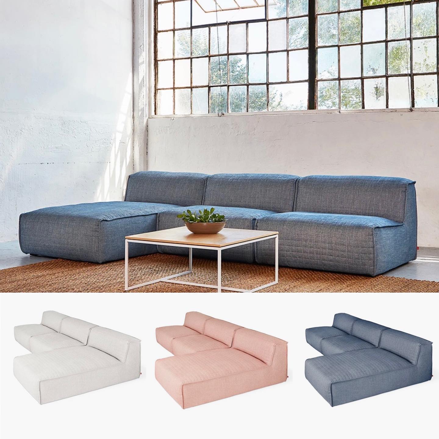 when you need a relaxed modular sofa,... - the design library